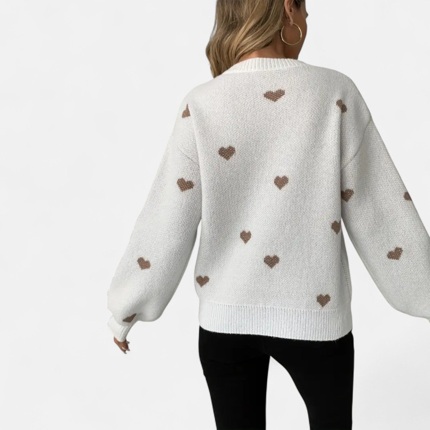 Isla Hearts Wool Sweater