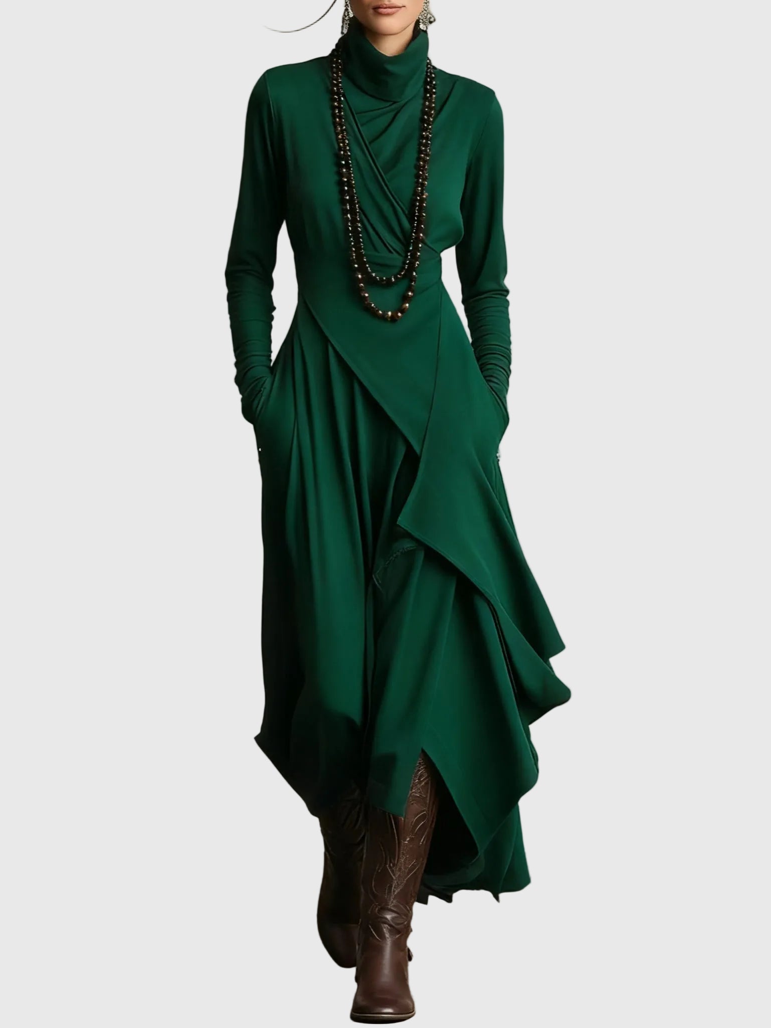 Violet | Maxi Pleated Dress