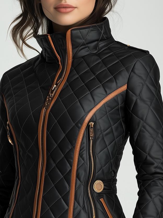 Lillian™ | Diamond-Quilted Padded Jacket