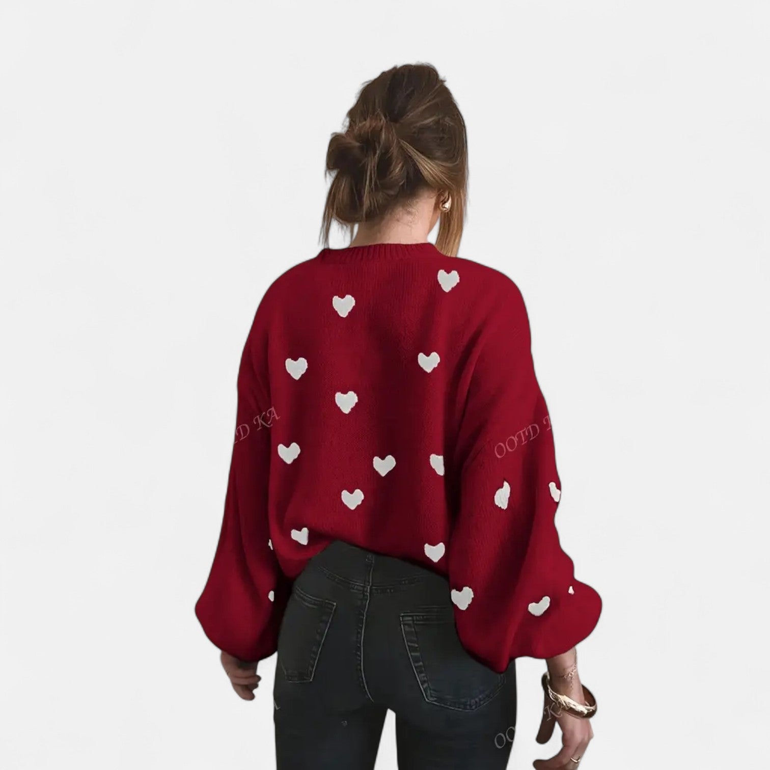 Isla Hearts Wool Sweater