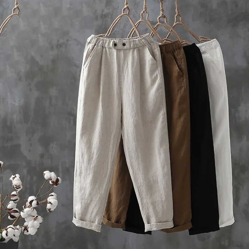 Rose - Classic Linen Pants