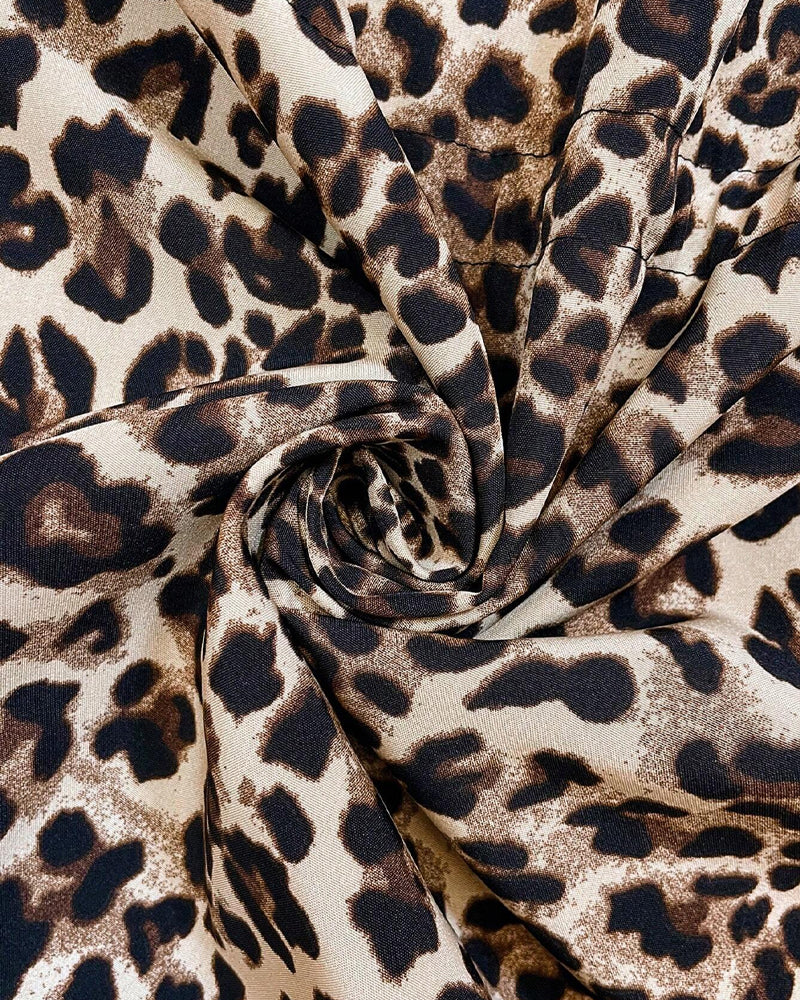 Clara™ | Reversible Hooded Coat with Leopard Print