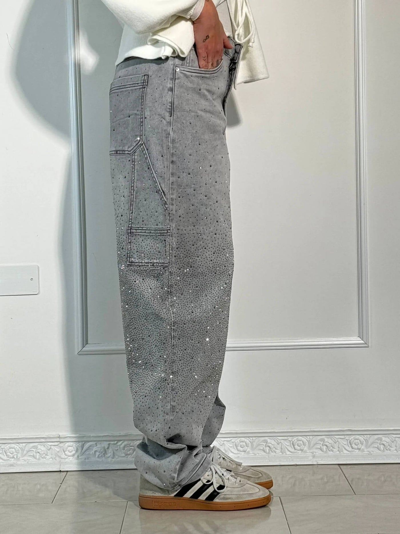 Rafaela - Diamond Jeans with Balloon Fit and Sparkling Details ...