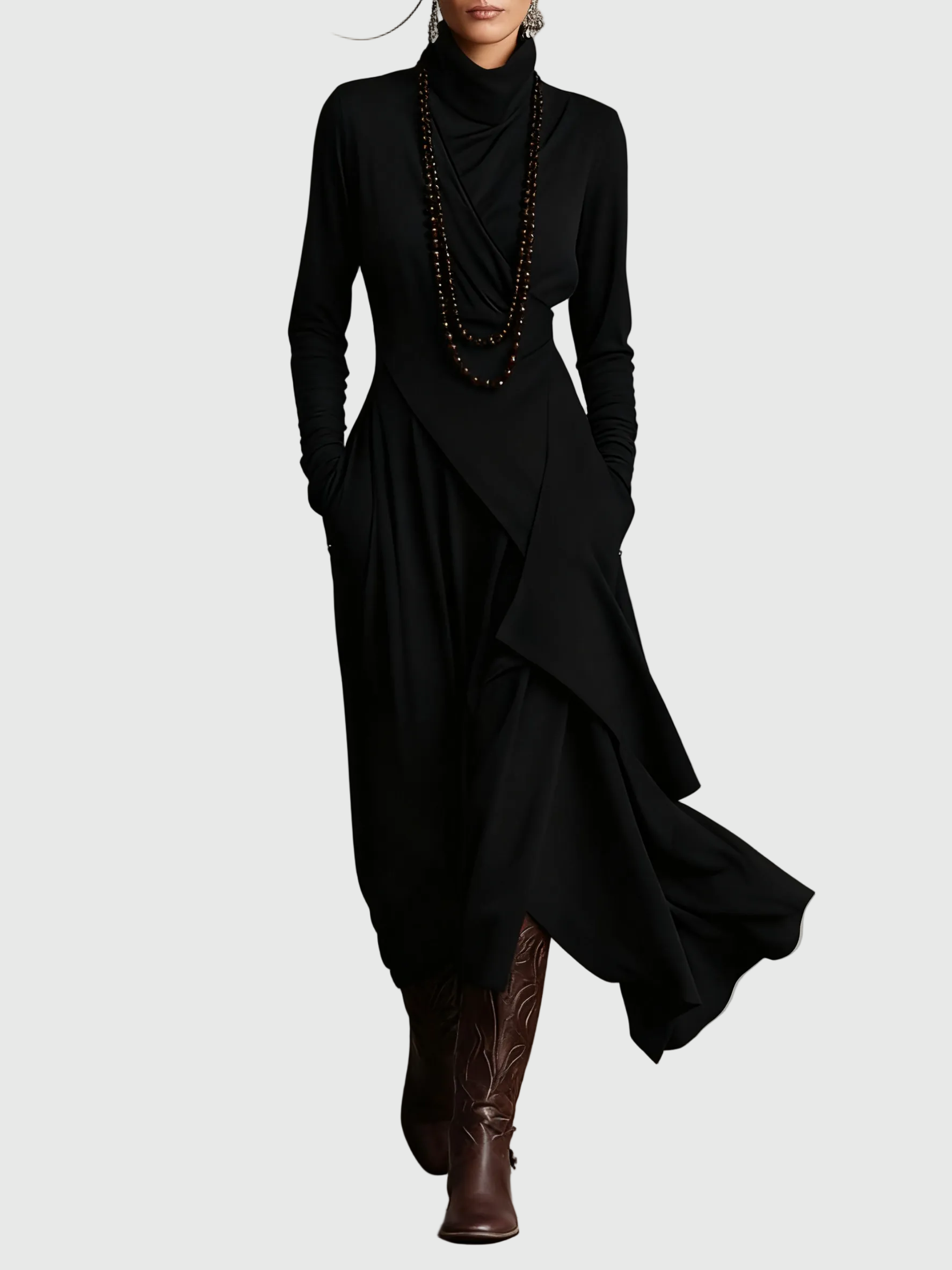 Violet | Maxi Pleated Dress