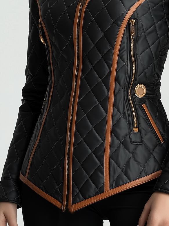 Lillian™ | Diamond-Quilted Padded Jacket